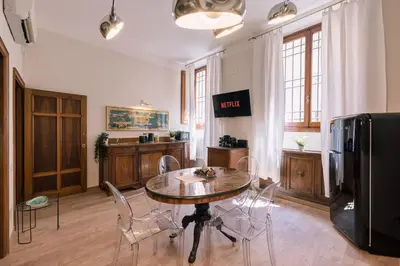 TV o dispositivi per l'intrattenimento presso Accademia Luxury Art Apartment
