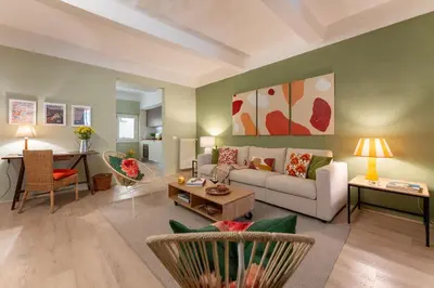 Area soggiorno di The Florentine Apartment - Flo Apartments