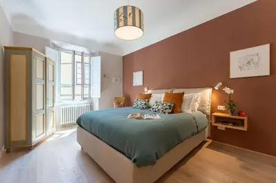 Letto o letti in una camera di The Florentine Apartment - Flo Apartments
