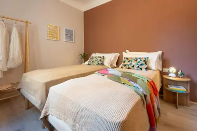 Letto o letti in una camera di The Florentine Apartment - Flo Apartments
