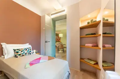Letto o letti in una camera di The Florentine Apartment - Flo Apartments