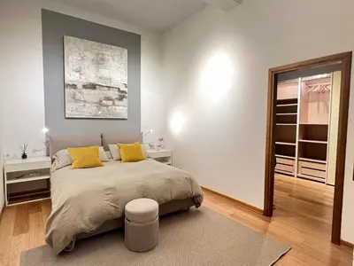 Letto o letti in una camera di Apt Aldobrandini Lux