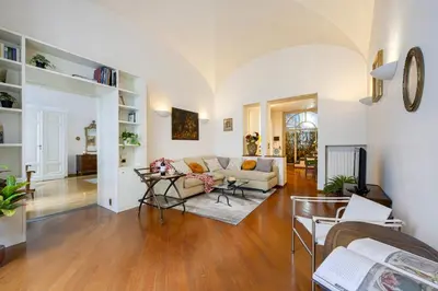 Area soggiorno di Lungarno Prestige - Residenza Nobiliare