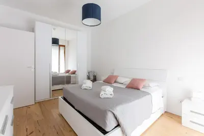 Letto o letti in una camera di GuestHost - Novella Fiorentina - San Jacopino Apartment