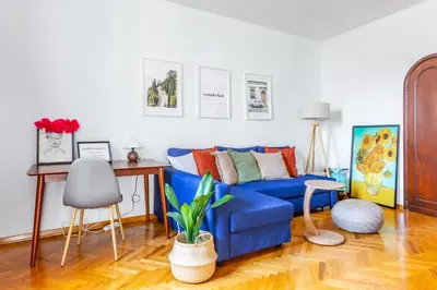 Area soggiorno di GuestHost - Renaissance Romance - Florence Gem Apartment