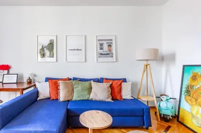 Area soggiorno di GuestHost - Renaissance Romance - Florence Gem Apartment