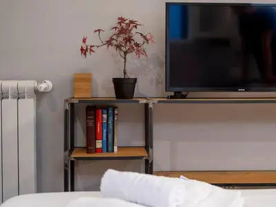 TV o dispositivi per l'intrattenimento presso Tuscan Tempo Elegant Escape near PonteVecchio