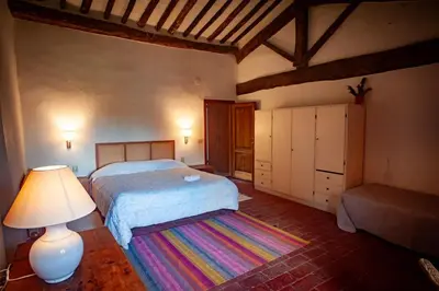 Letto o letti in una camera di Il Poggio B&B