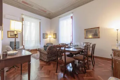 Area soggiorno di Spartaco Prestigious Apartment