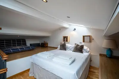 Letto o letti in una camera di Casa Citille