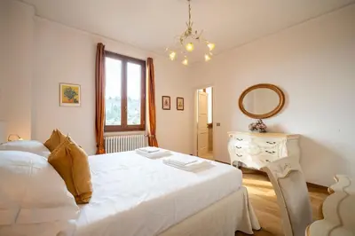 Letto o letti in una camera di Casa Citille