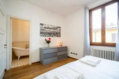 Letto o letti in una camera di Casa Citille
