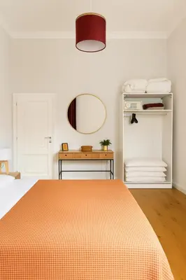 Letto o letti in una camera di Florence Contemporary Escape