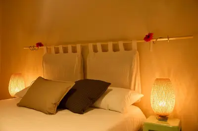 Letto o letti in una camera di Blanca Sofy