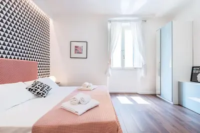 Letto o letti in una camera di Vintage S Spirito place