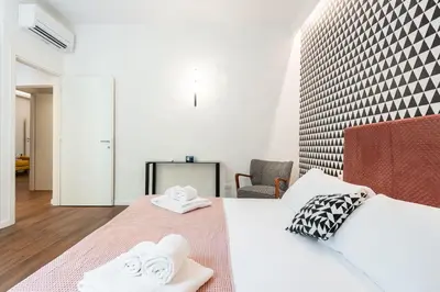 Letto o letti in una camera di Vintage S Spirito place