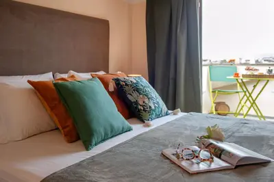 Letto o letti in una camera di Il Magnifico - Flo Apartments