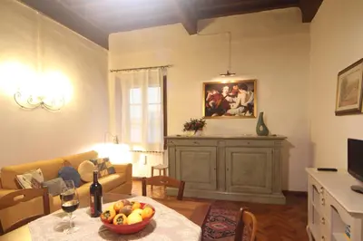 TV o dispositivi per l'intrattenimento presso Verrazzano Apartment