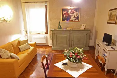 TV o dispositivi per l'intrattenimento presso Verrazzano Apartment