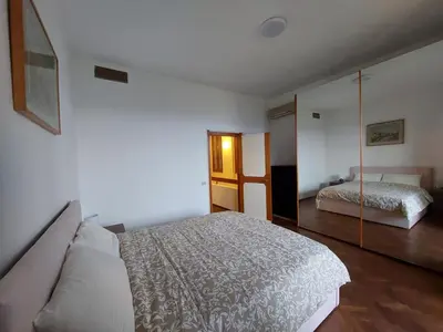 Letto o letti in una camera di Villa Decimo