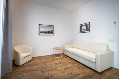 Area soggiorno di YD elegant apt with garden