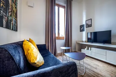 TV o dispositivi per l'intrattenimento presso YD Romito design apartments