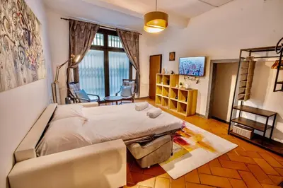 Planimetria di AGNOLO APARTAMENT, 2BDR-2BTH- Firenze Centro Corte privata
