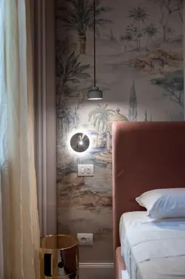 Letto o letti in una camera di Casa Bacco