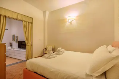 Letto o letti in una camera di Ground Floor Apartment