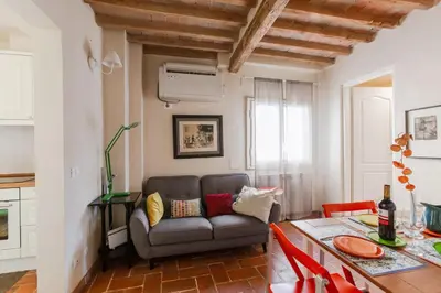 Area soggiorno di GuestHost - The Sun of Florence Home
