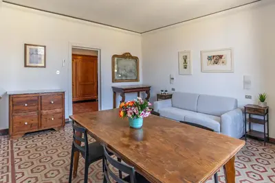 Area soggiorno di San Gallo Apartment