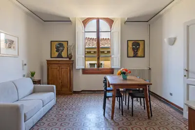 Area soggiorno di San Gallo Apartment