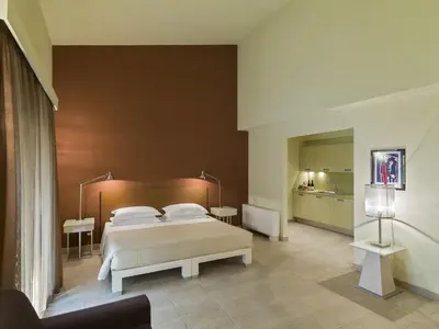 Letto o letti in una camera di PopArtment