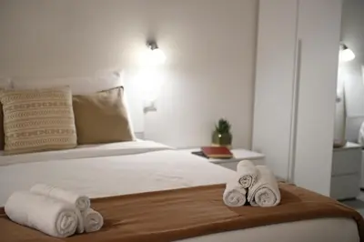 Letto o letti in una camera di A casa di Eva e Paolo