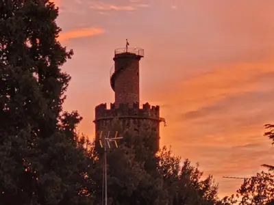 Planimetria di Vista su giardini storici in Oltrarno