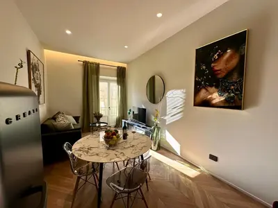Area soggiorno di Chic Mamma Charme Suite