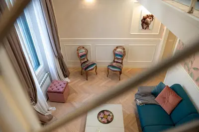 Area soggiorno di Boutique Apartments - Primavera