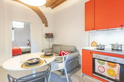 Planimetria di Bilocale con giardino privato vicino a Careggi, Cto, Meyer e tramvia T1