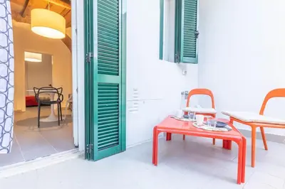 Planimetria di Bilocale con giardino privato vicino a Careggi, Cto, Meyer e tramvia T1