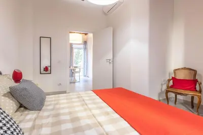 Planimetria di Bilocale con giardino privato vicino a Careggi, Cto, Meyer e tramvia T1