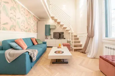 Area soggiorno di Boutique Apartments