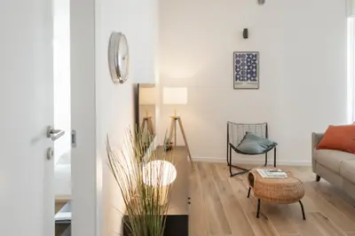 Area soggiorno di Leopoldo Cozy Loft - Tramvia vicino casa