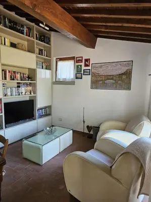 Area soggiorno di Casina Rossa