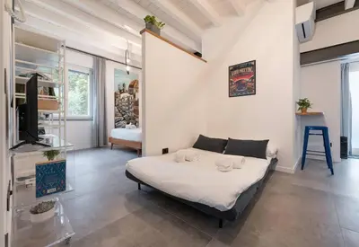 Letto o letti in una camera di Florence Olive Grove