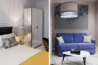 Letto o letti in una camera di Le Cinque Lampade Florence Suites