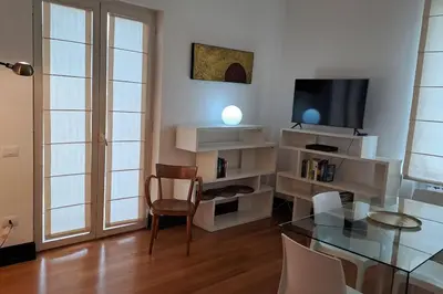 TV o dispositivi per l'intrattenimento presso Casa Gledi con vista su Fiesole