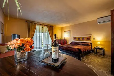 Letto o letti in una camera di Bed Breakfast La Paggeria