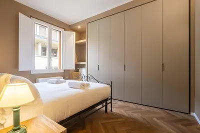 Letto o letti in una camera di Luxury Bridge Apartment