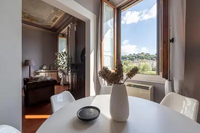 Area soggiorno di Genteel Home Biblioteca Firenze