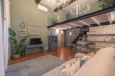 Cucina o angolo cottura di Sant Ambrogio Green Pepper Apartment